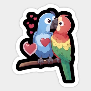 Tropical Bird Sticker